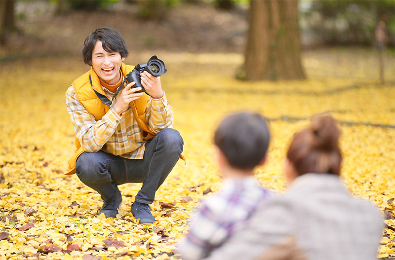 声を掛けながら将来の夢を聞くお父さん